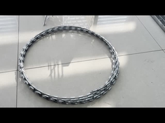 सीमा बाड़ लगाना रेजर कांटेदार तार गर्म डुबकी जस्ती पीवीसी लेपित