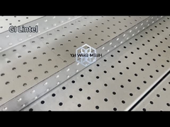 ब्लॉकवर्क आंतरिक खिड़की लिंटल 153 मिमी छिद्रित तार जाल