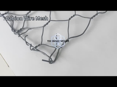 कम कार्बन लोहे के गेबियन बास्केट हरे नीले पीले और सफेद