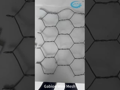 उत्कृष्ट स्थायित्व बाढ़ नियंत्रण के लिए जस्ता लेपित गेबियन बॉक्स