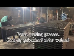 ISO9001 2015 प्रमाणन के साथ वेल्डेड अस्थायी बाड़ पाउडर कोटिंग