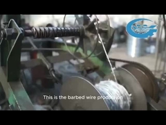 सुरक्षा बाड़ लगाने के लिए गर्म डुबोया जस्ती स्टील कांटेदार तार 12 गेज