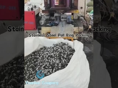 गैस स्क्रबिंग और आसवन के लिए स्टेनलेस स्टील धातु पैल रिंग