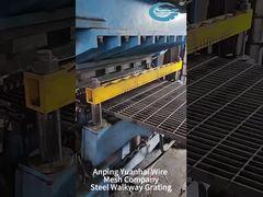 दागदार प्रकार का स्टील पैदल मार्ग ग्रिटिंग पैनल संक्षारण प्रतिरोधी