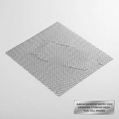 4x8mm Diamond Micro Hole Expanded Metal Titanium Mesh for Fuel Cell Anodes