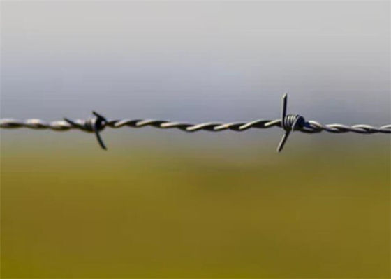 Durable  Pvc Coated Barbed Wire , Barbed Fencing Wire Bulk Weight OEM
