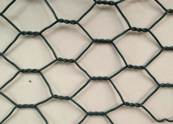 कम कार्बन लोहे के तार गेबियन टोकरी जाल छेद के साथ 60x80mm/80x100mm/10x12mm